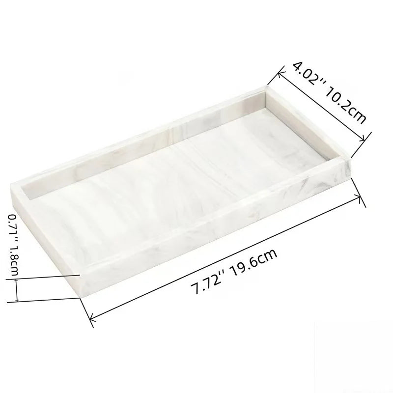 Minimalist Bathroom Countertop Organizer Tray
