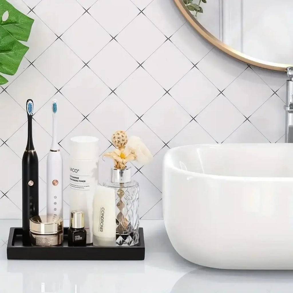 Minimalist Bathroom Countertop Organizer Tray