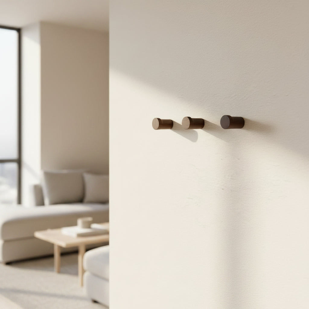 Vintage Walnut Clothes Hook